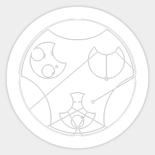 Jesus Is Lord in Gallifreyan Sticker